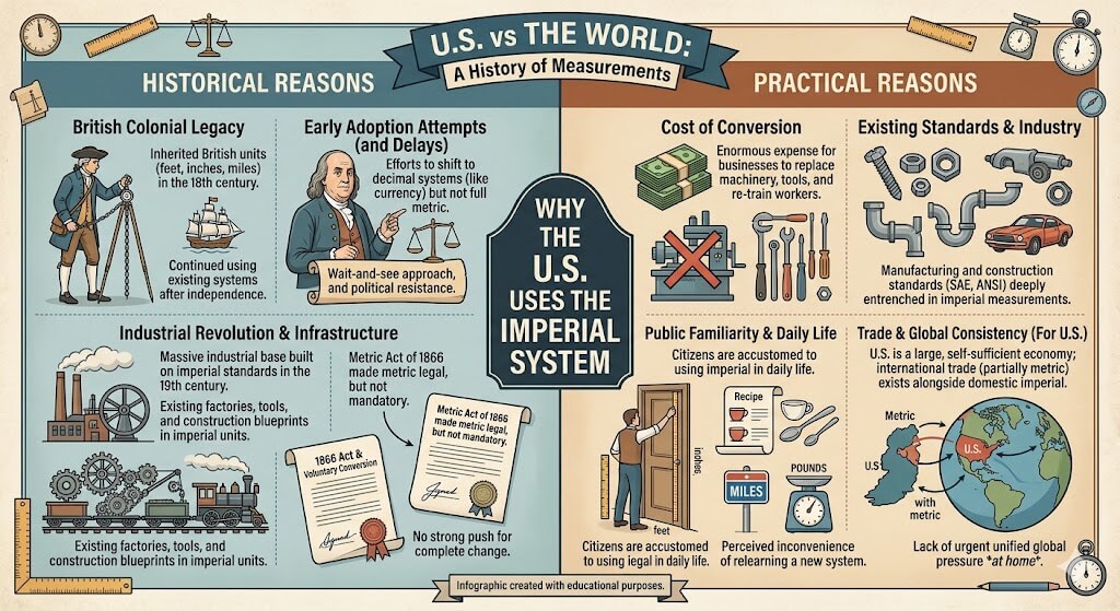 Why the US Still Uses Feet While the World Uses Meters